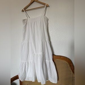 Jenni Kayne Summer Searsucker Midi Dress - M